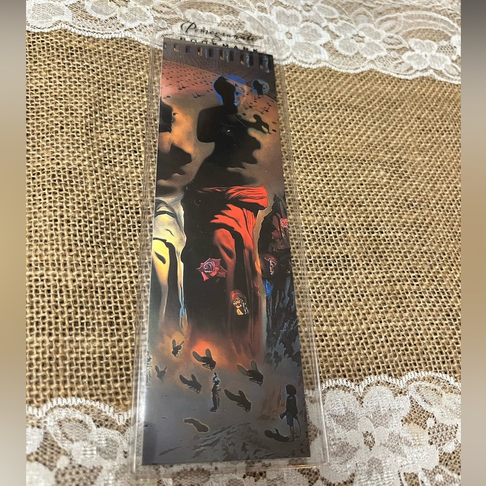 Salvador Dalí Surreal Art Bookmark with Silhouette Design FREE WITH PURCHASE